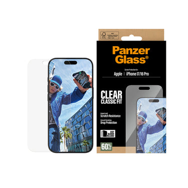 PanzerGlass Classic Fit Screen Protector for iPhone 17 Pro